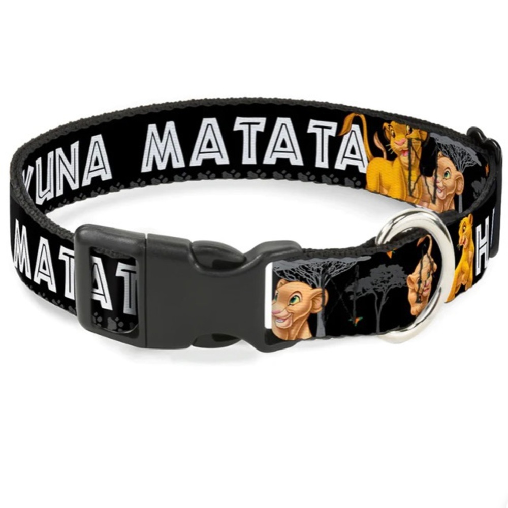 NWT. Lion King Dog Collar Size: Medium (11”-17”)